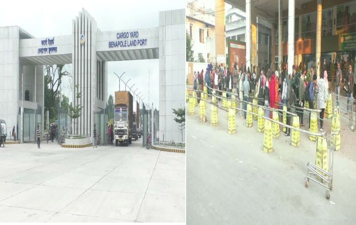 পেট্রাপোলের জটিলতায় বেনাপোলে আটকে ১৫০ সুপারি ট্রাক, প্রতিদিন লাখ টাকার ক্ষতি রফতানিকারকদের